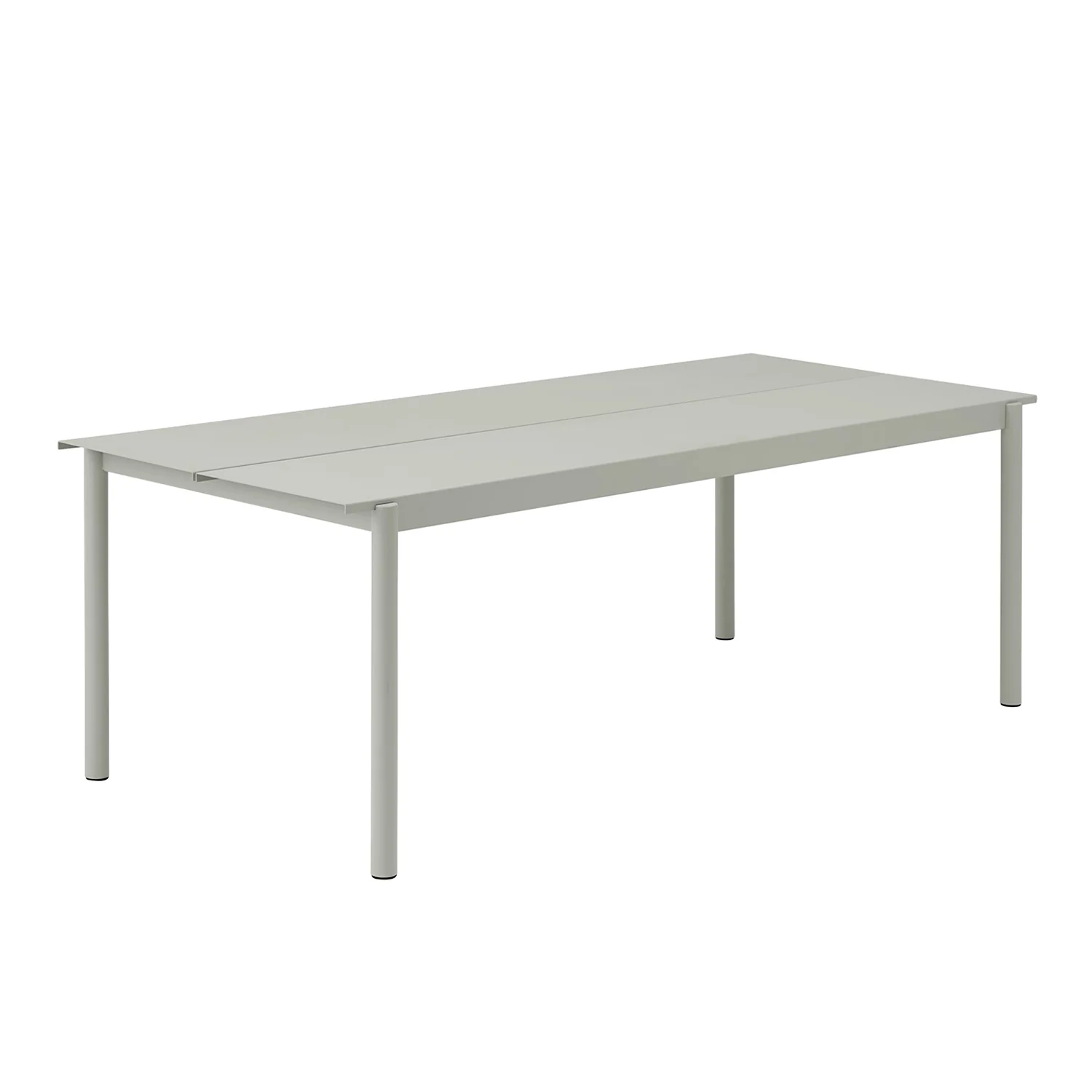 muuto | linear steel table | grey 220x90cm
