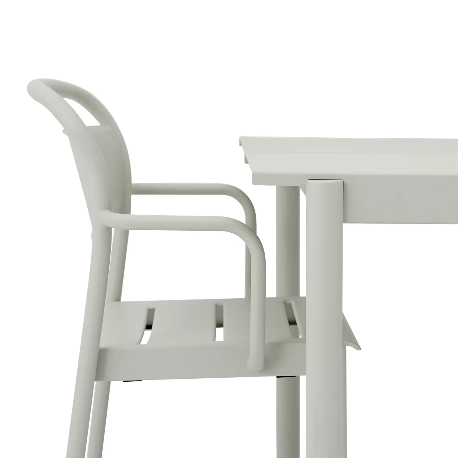 muuto | linear steel table | grey 220x90cm - Image 4