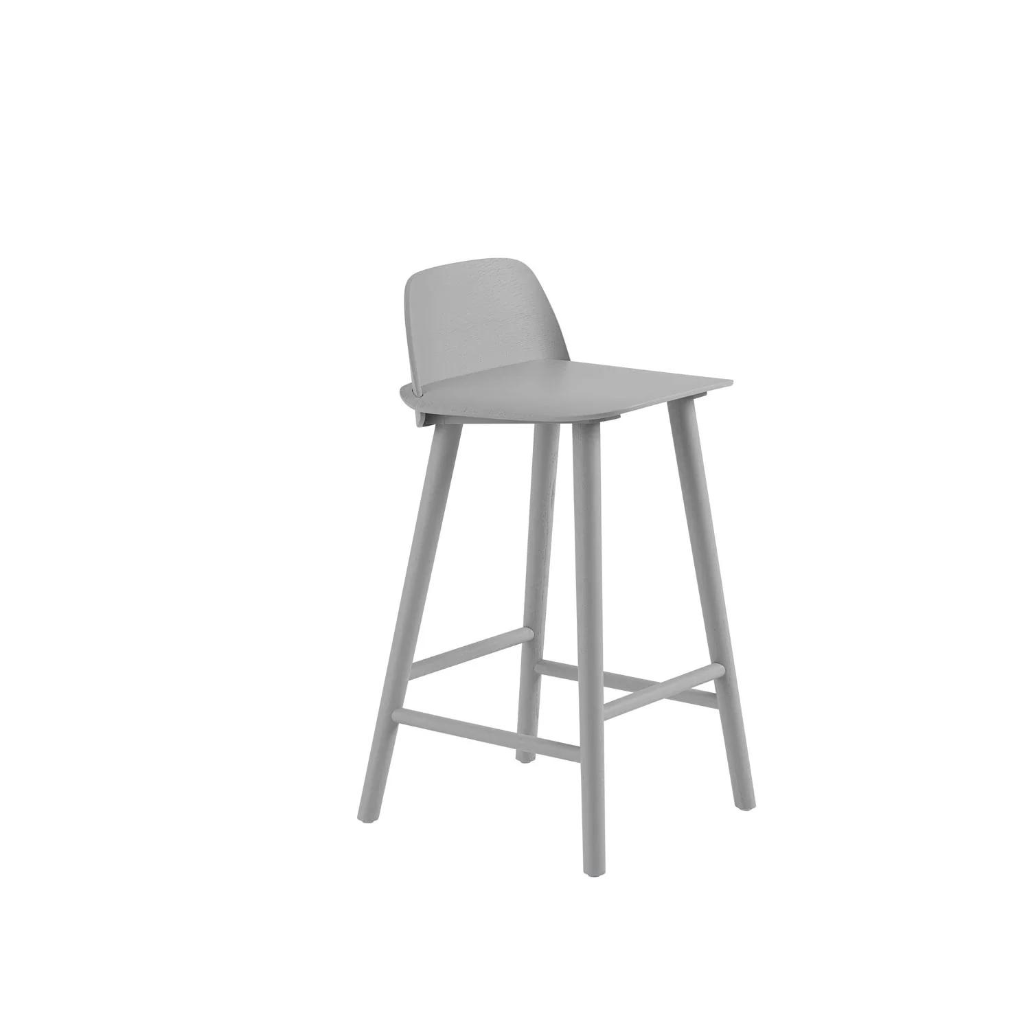 muuto | nerd counter stool | 65cm grey - Image 4