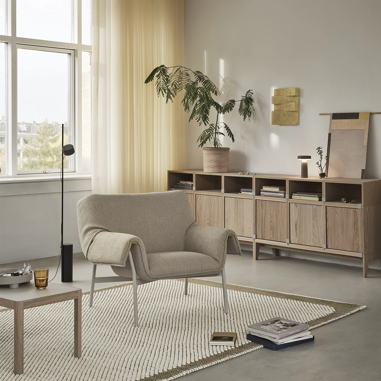 muuto | pebble wool rug | brown green 170x240cm - Image 2