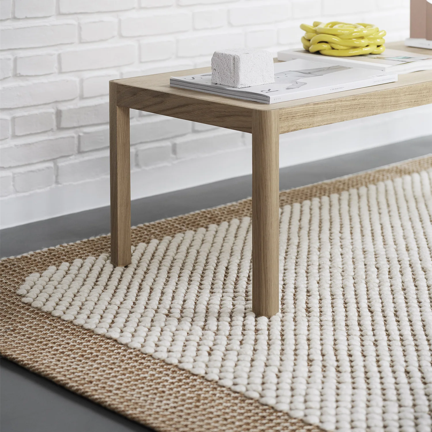 muuto | pebble wool rug | burnt orange 170x240cm - Image 4