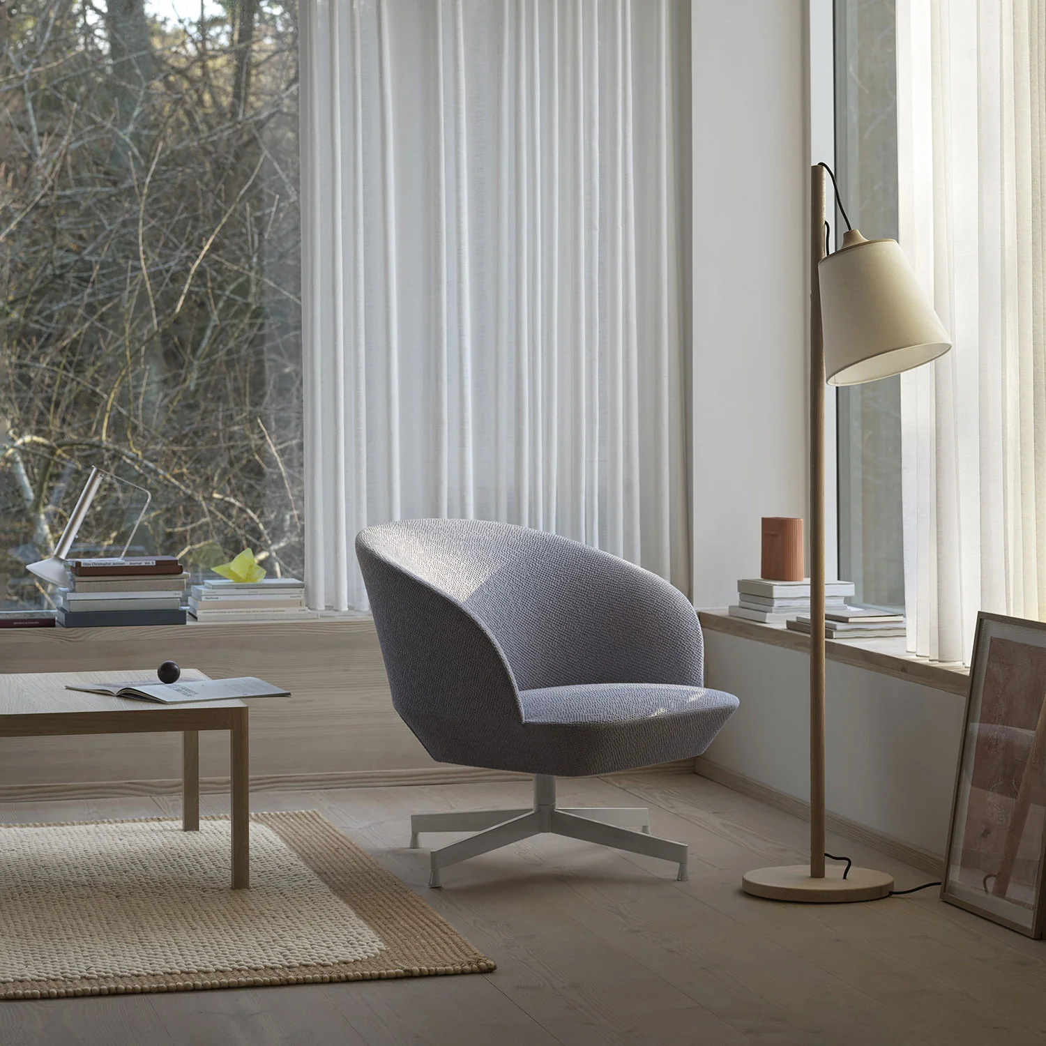 muuto | pebble wool rug | burnt orange 170x240cm - Image 7