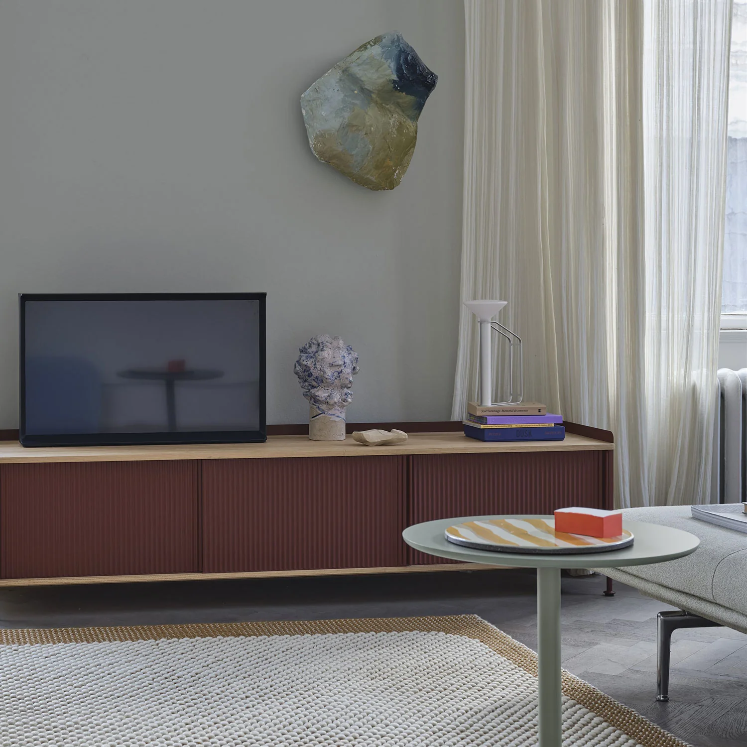muuto | pebble wool rug | burnt orange 200x300cm - Image 10