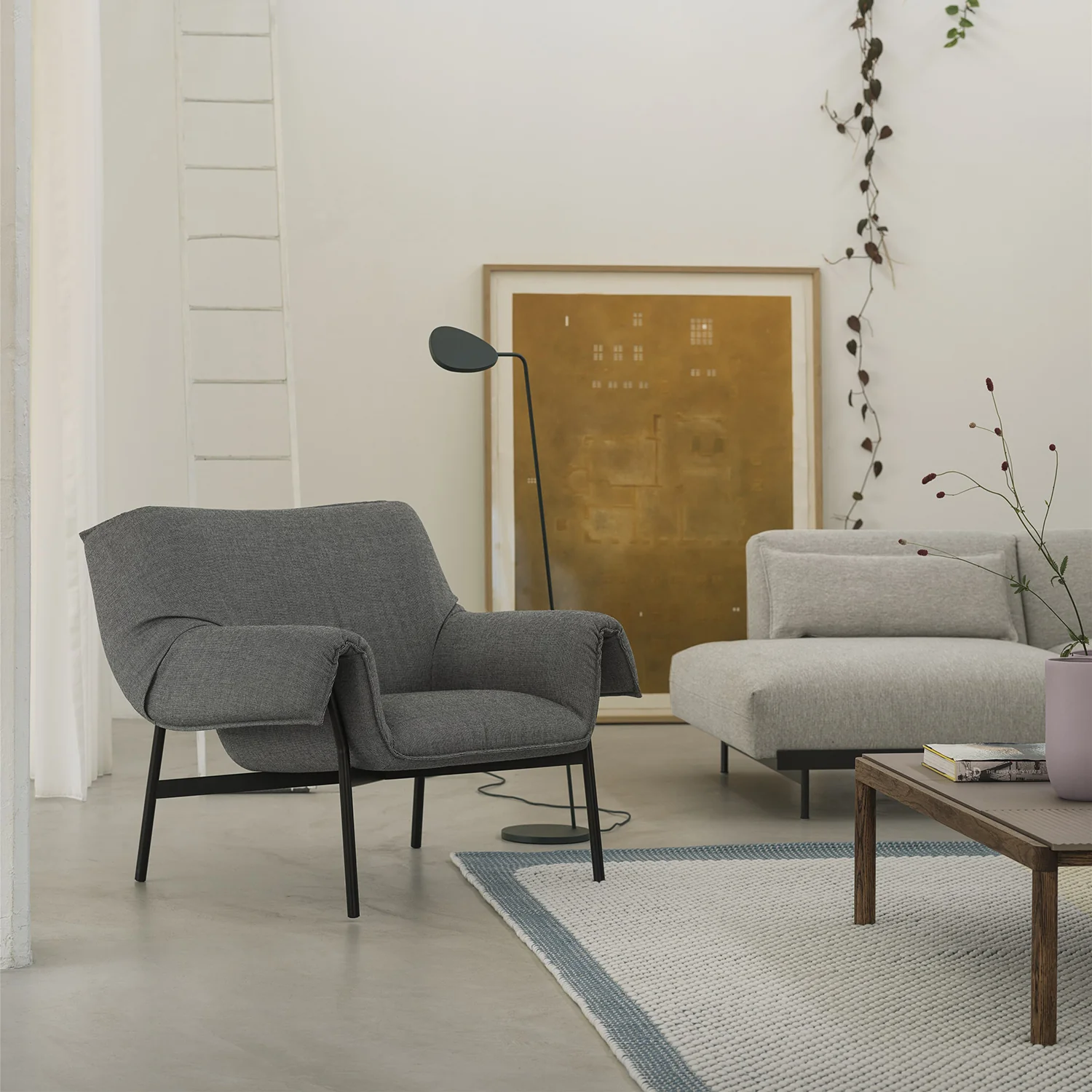 muuto | pebble wool rug | pale blue 200x300cm - Image 6