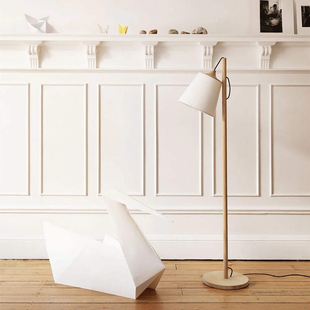 muuto | pull floor lamp with dimmer | oak - Image 2