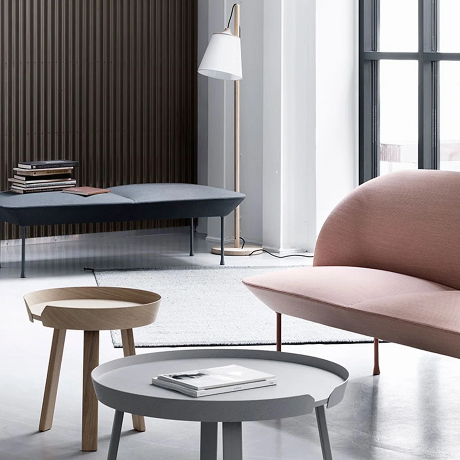 muuto | pull floor lamp with dimmer | oak - Image 8