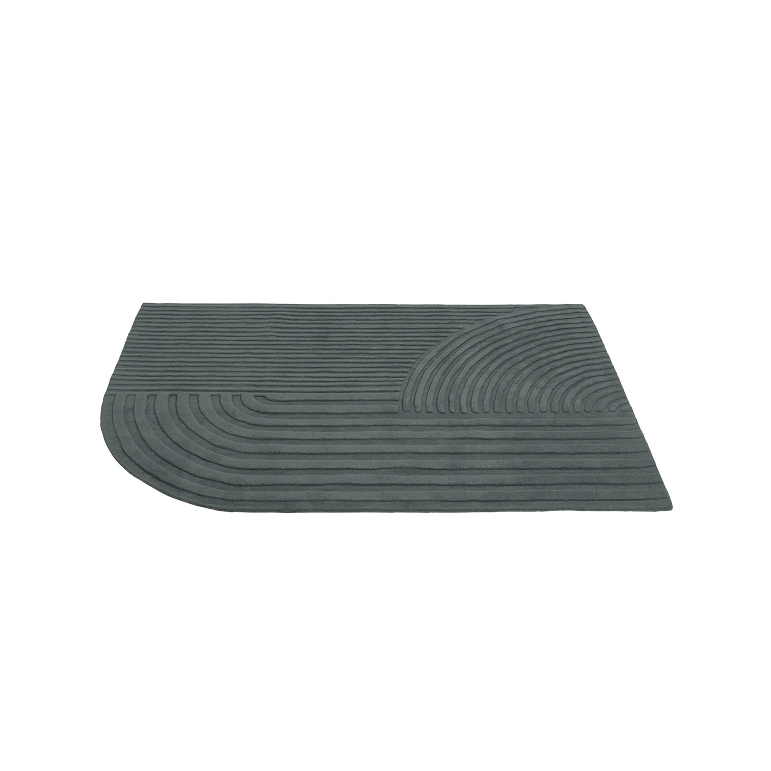 muuto | relevo rug | dark green 170x240cm - Image 3