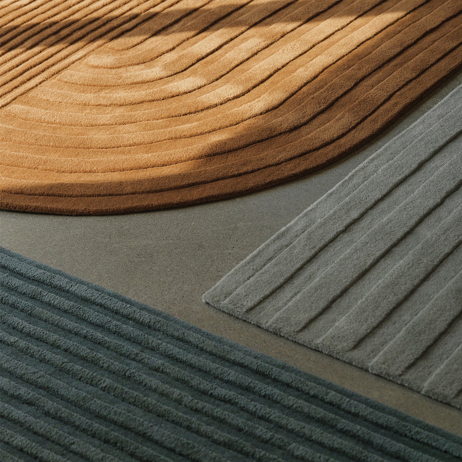 muuto | relevo rug | dark green 200x300cm - Image 5
