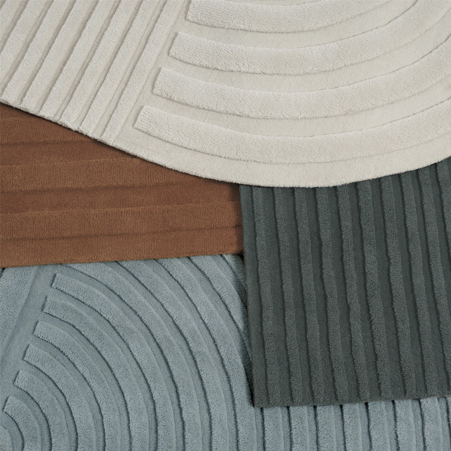 muuto | relevo rug | sage green 200x300cm - Image 11