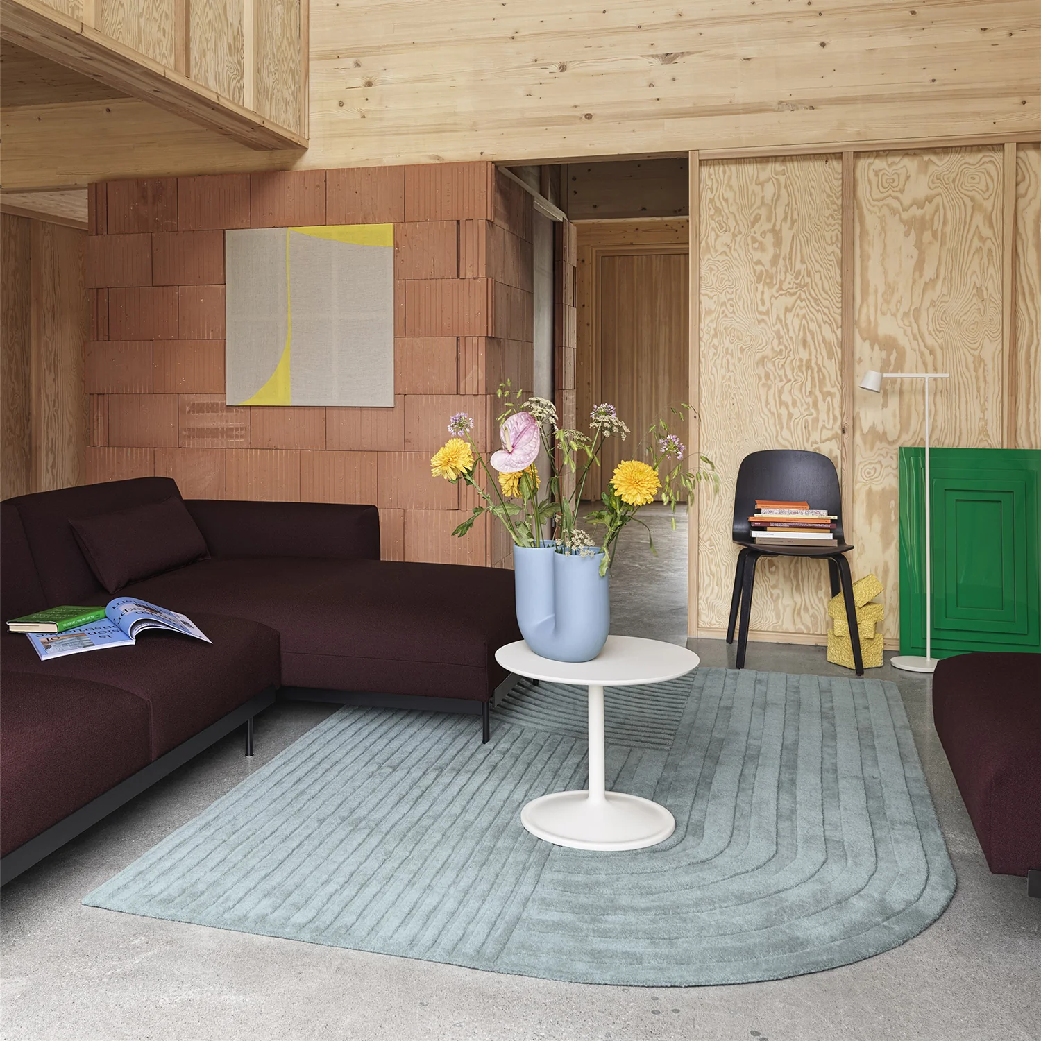 muuto | relevo rug | sage green 200x300cm - Image 5