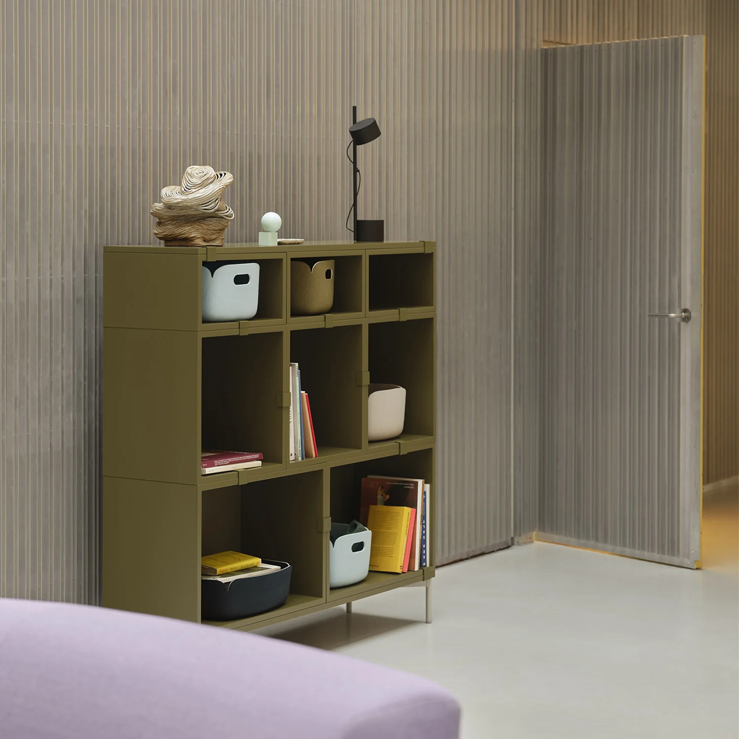 muuto | restore basket 28cm | grey melange - Image 5