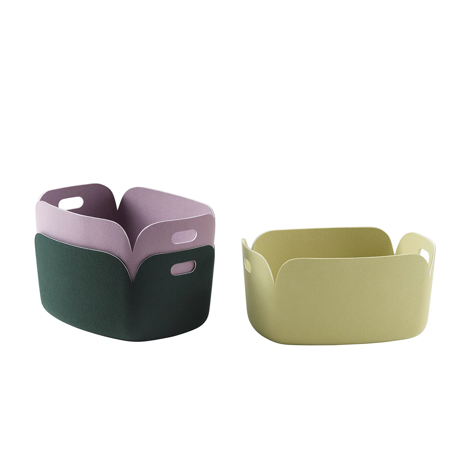 muuto | restore basket 48cm | dusty lilac - Image 3