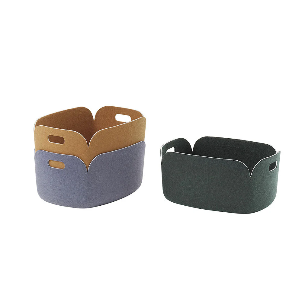 muuto | restore basket 48cm | burnt orange - Image 3