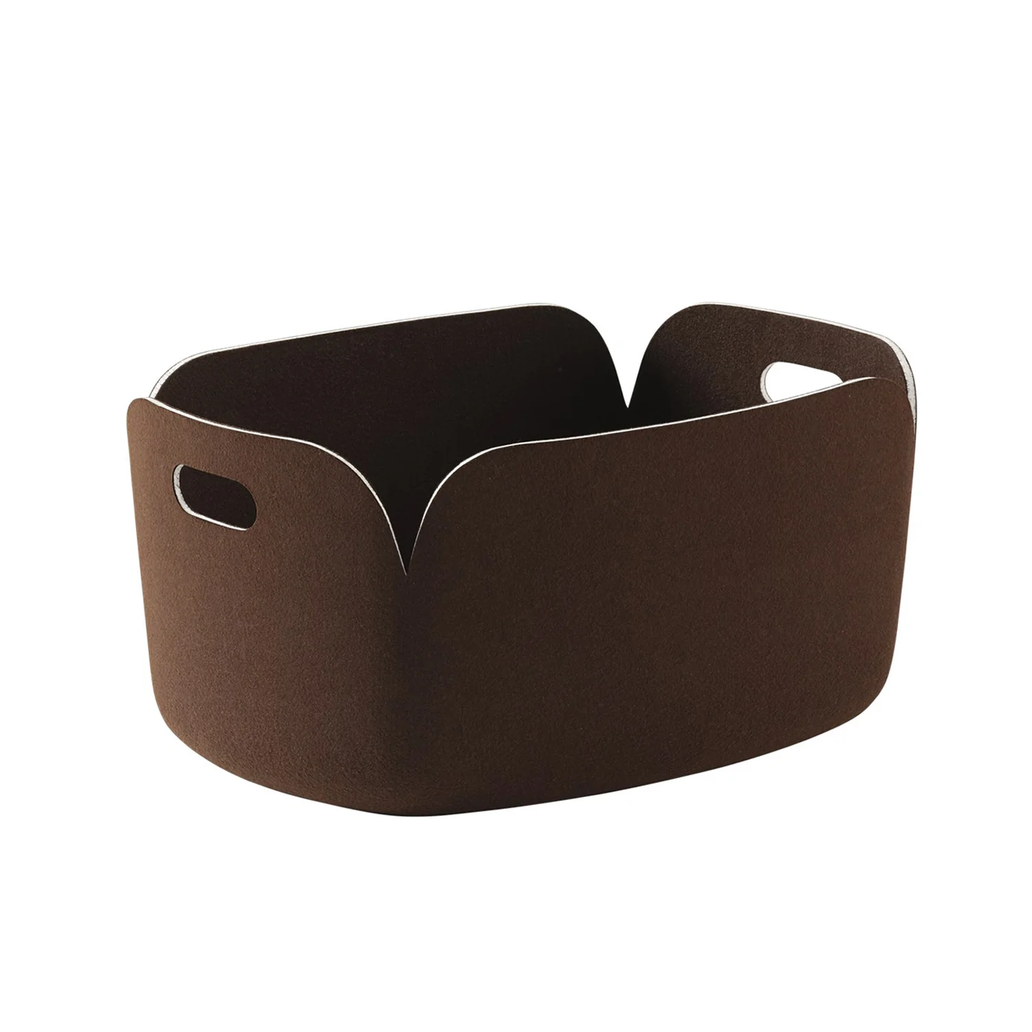 muuto | restore basket 48cm | dark brown