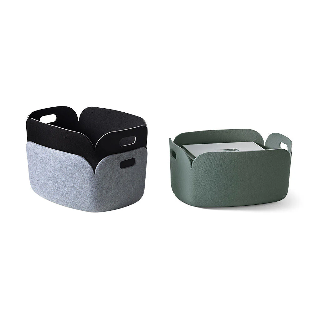 muuto | restore basket 48cm | dusty green - Image 6