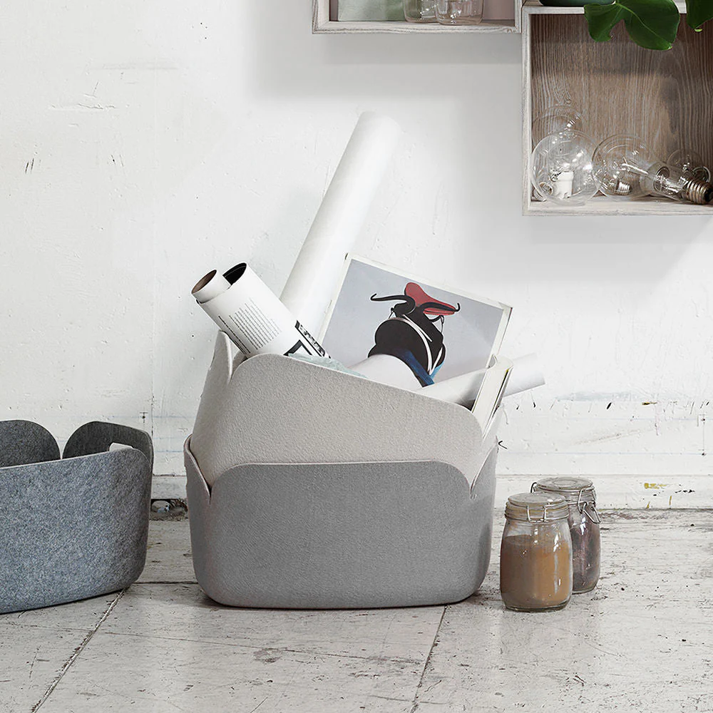 muuto | restore basket 48cm | grey melange - Image 4