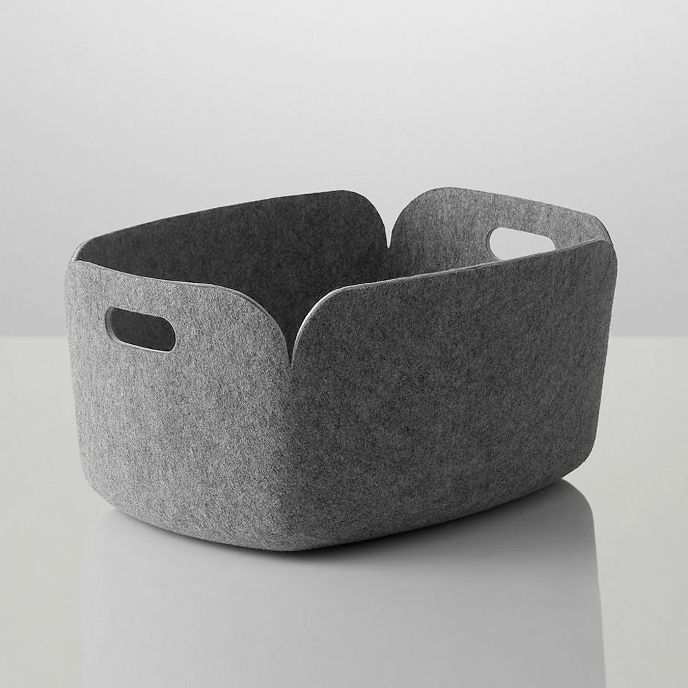 muuto | restore basket 48cm | grey melange - Image 9
