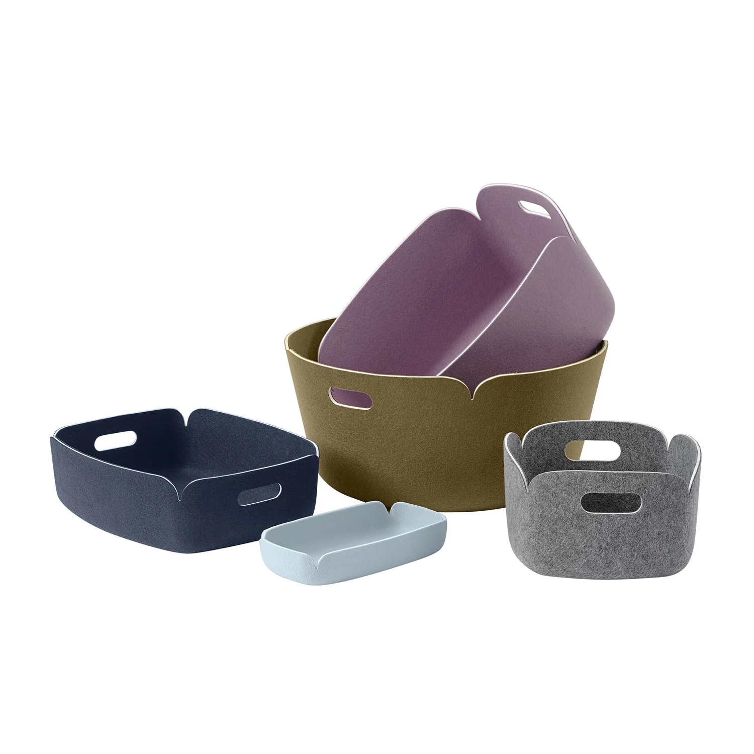 muuto | restore tray 40cm | midnight blue - Image 7