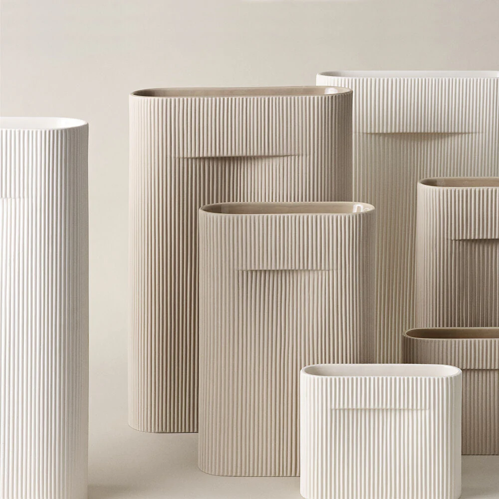 muuto | ridge vase | beige 35cm - DC - Image 8