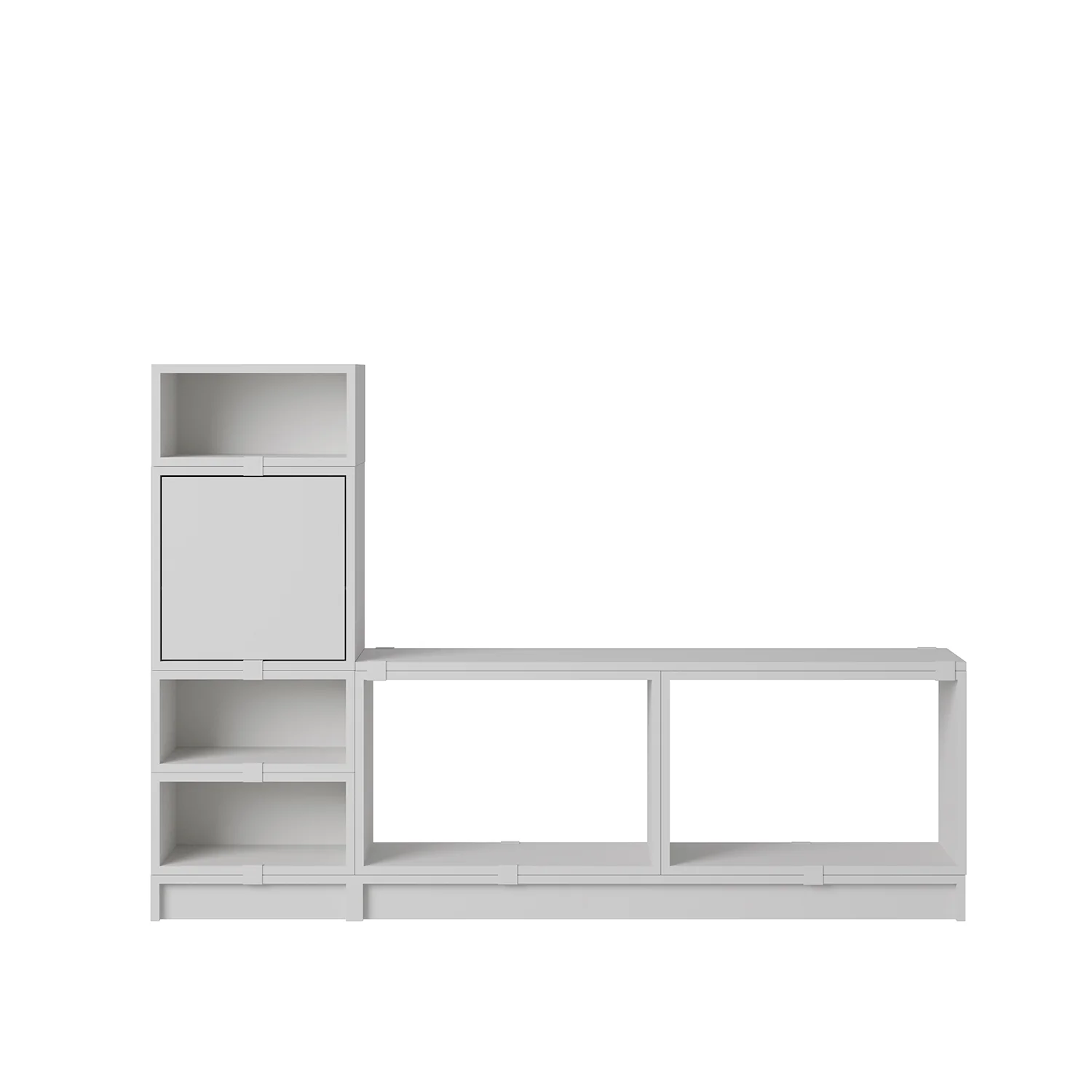 muuto | stacked storage system | plinth 131cm | grey - Image 6