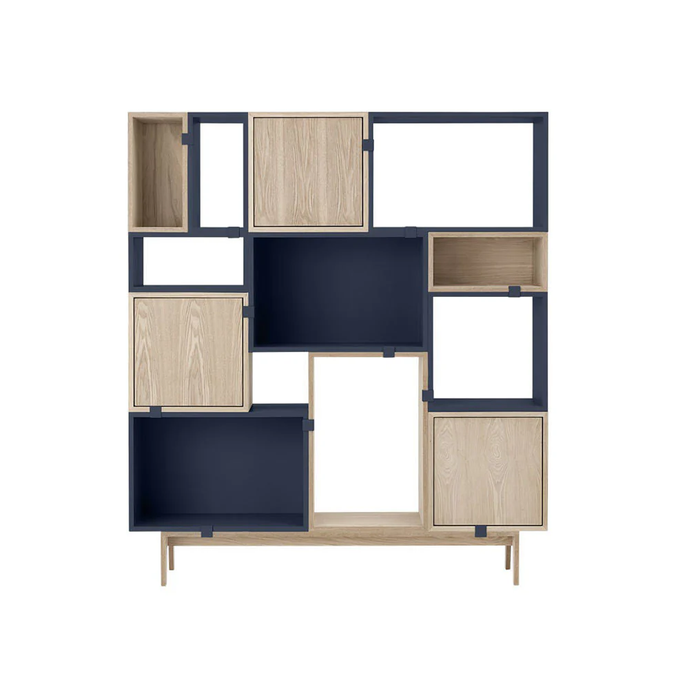 PARTS: muuto | stacked storage system | extra clips set of 5 | midnight blue - DC - Image 2