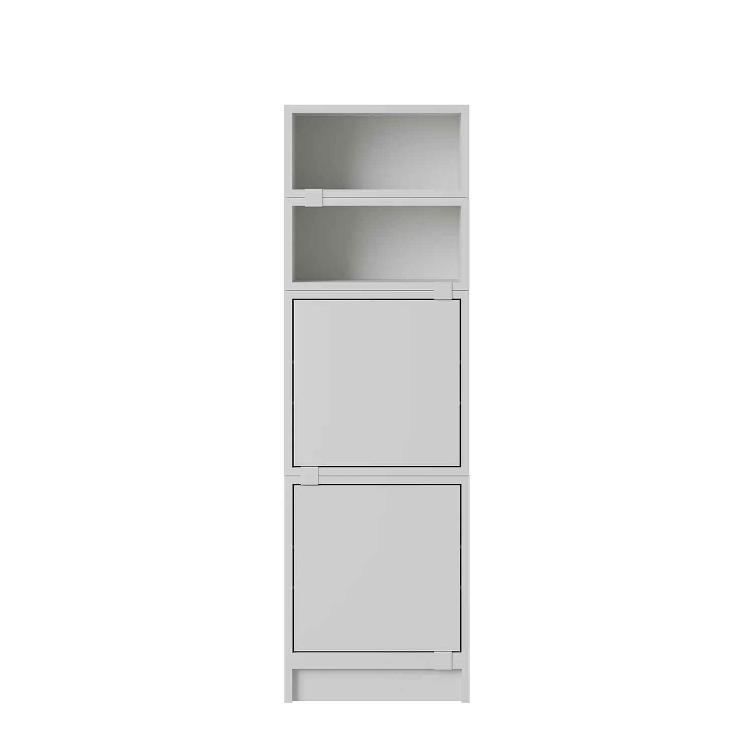 muuto | stacked storage system | plinth 43.5cm | grey - Image 3