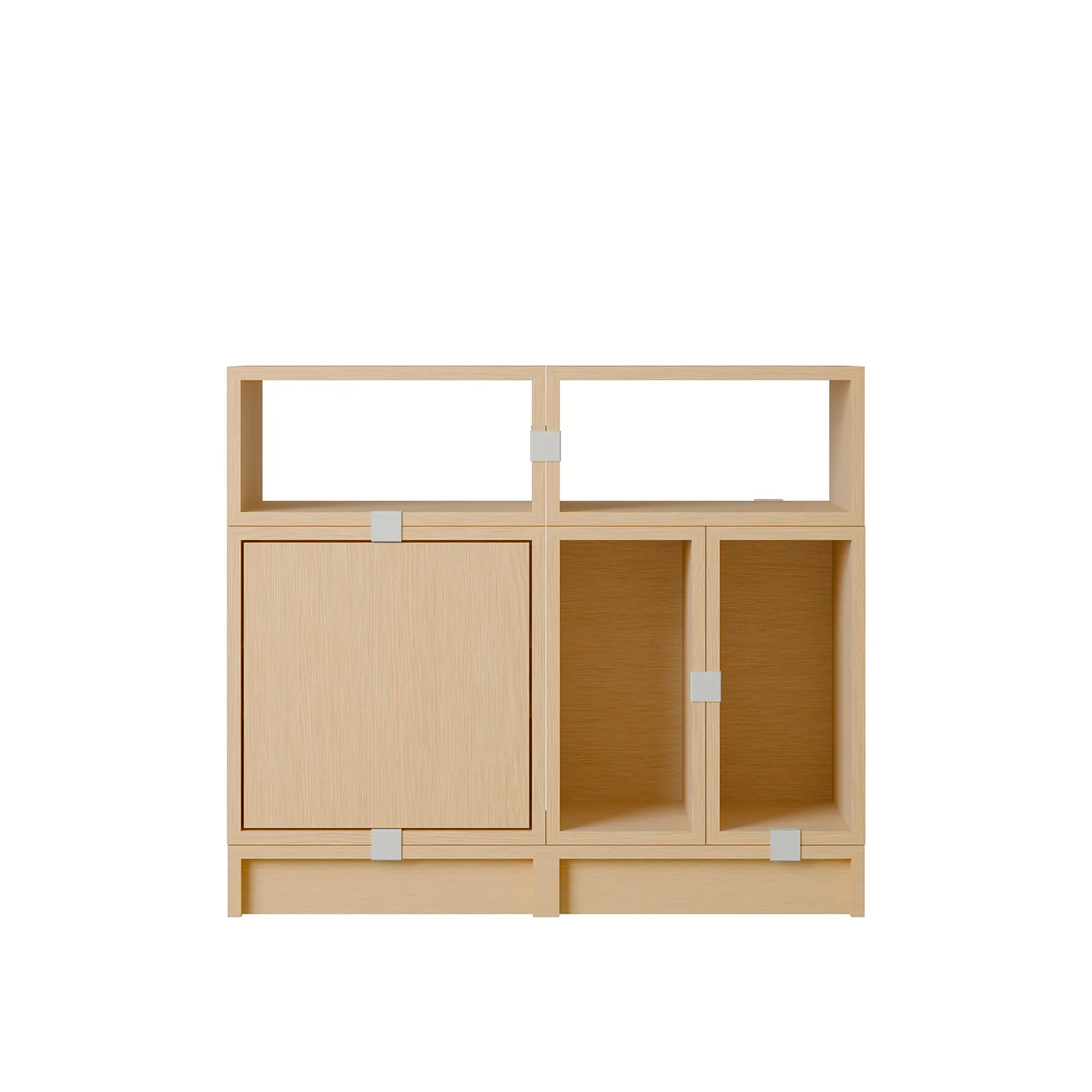 muuto | stacked storage system | plinth 43.5cm | oak - Image 2