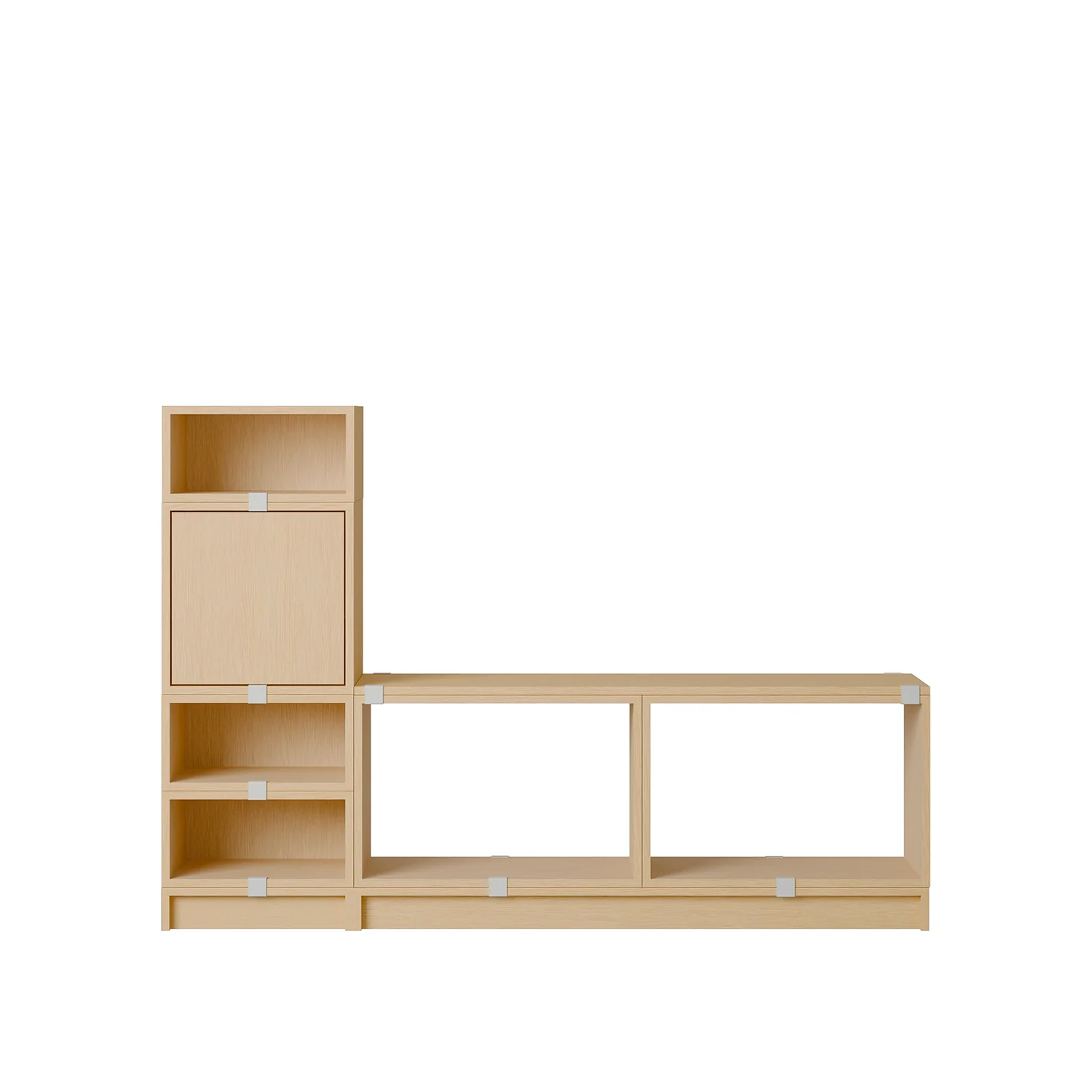 muuto | stacked storage system | plinth 43.5cm | oak - Image 4