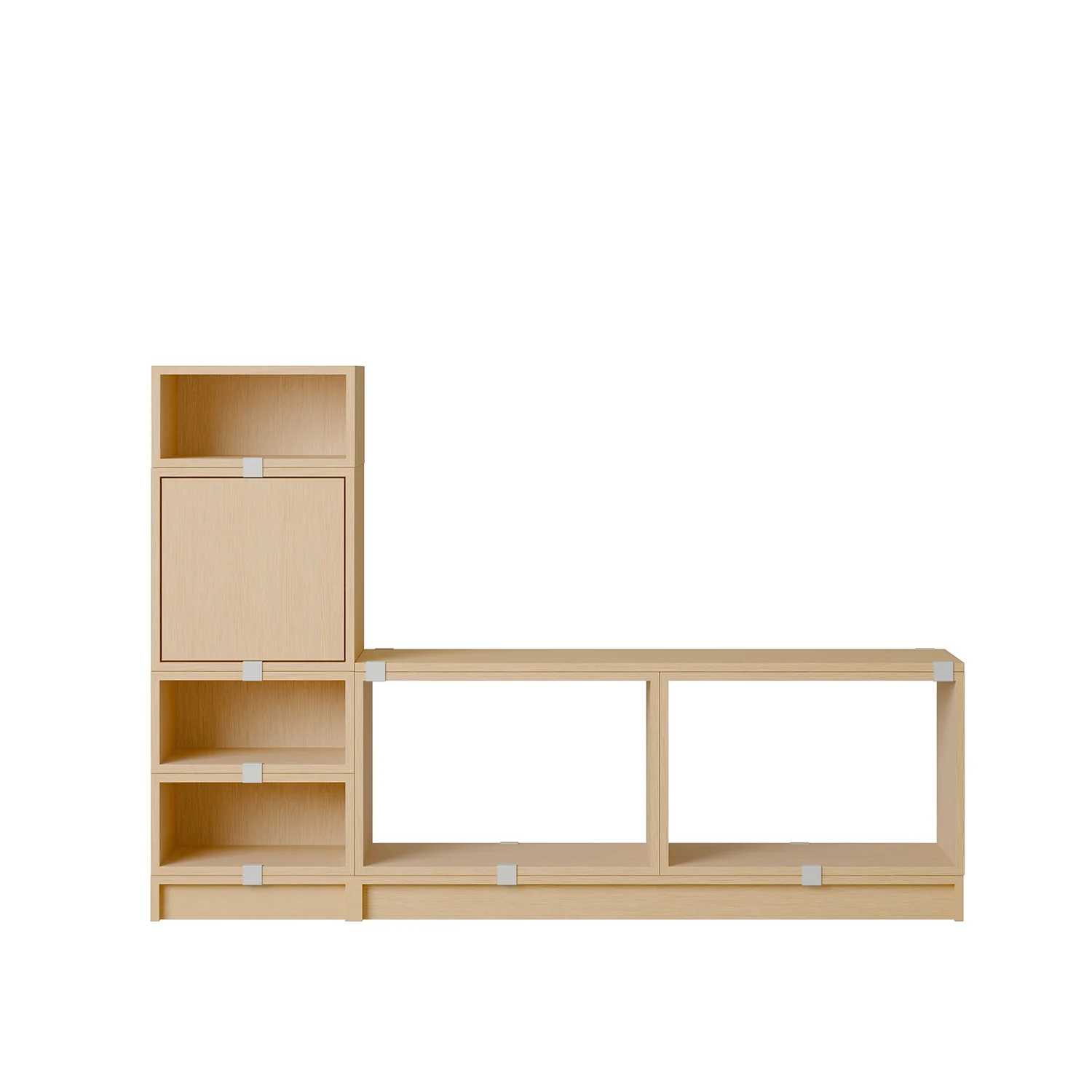 muuto | stacked storage system | plinth 131cm | oak - Image 5