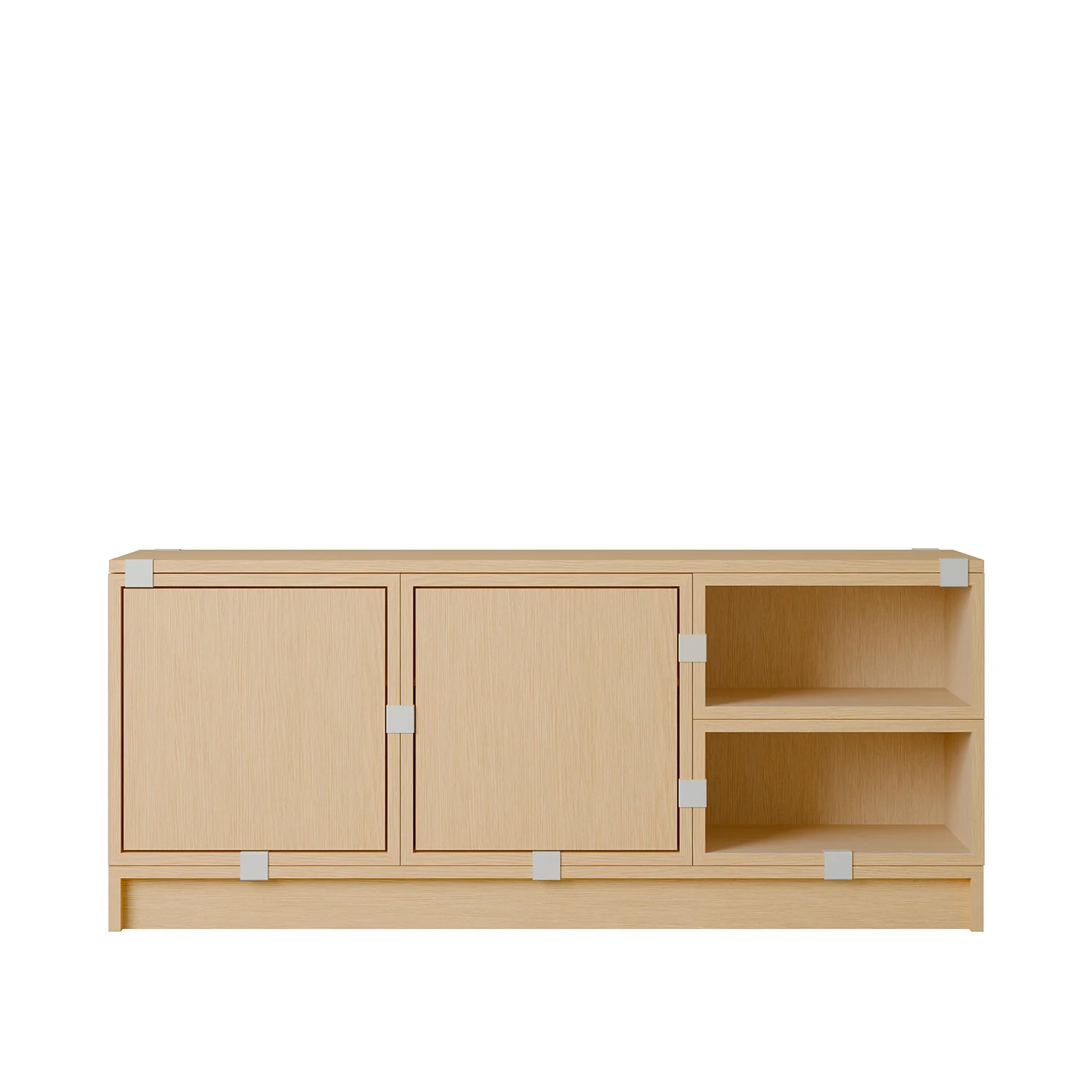muuto | stacked storage system | plinth 131cm | oak - Image 6
