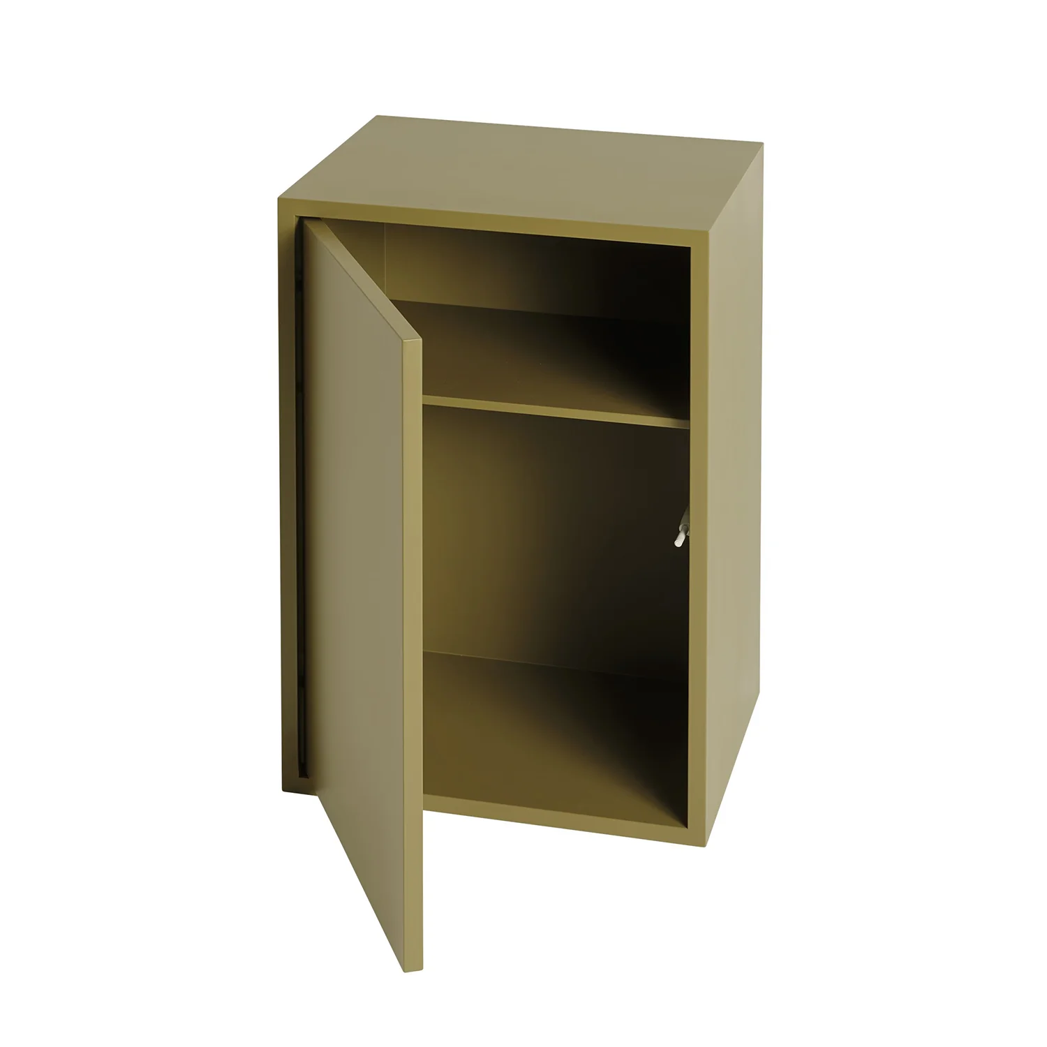 muuto | stacked storage system | shelf for module with door | brown green - Image 3