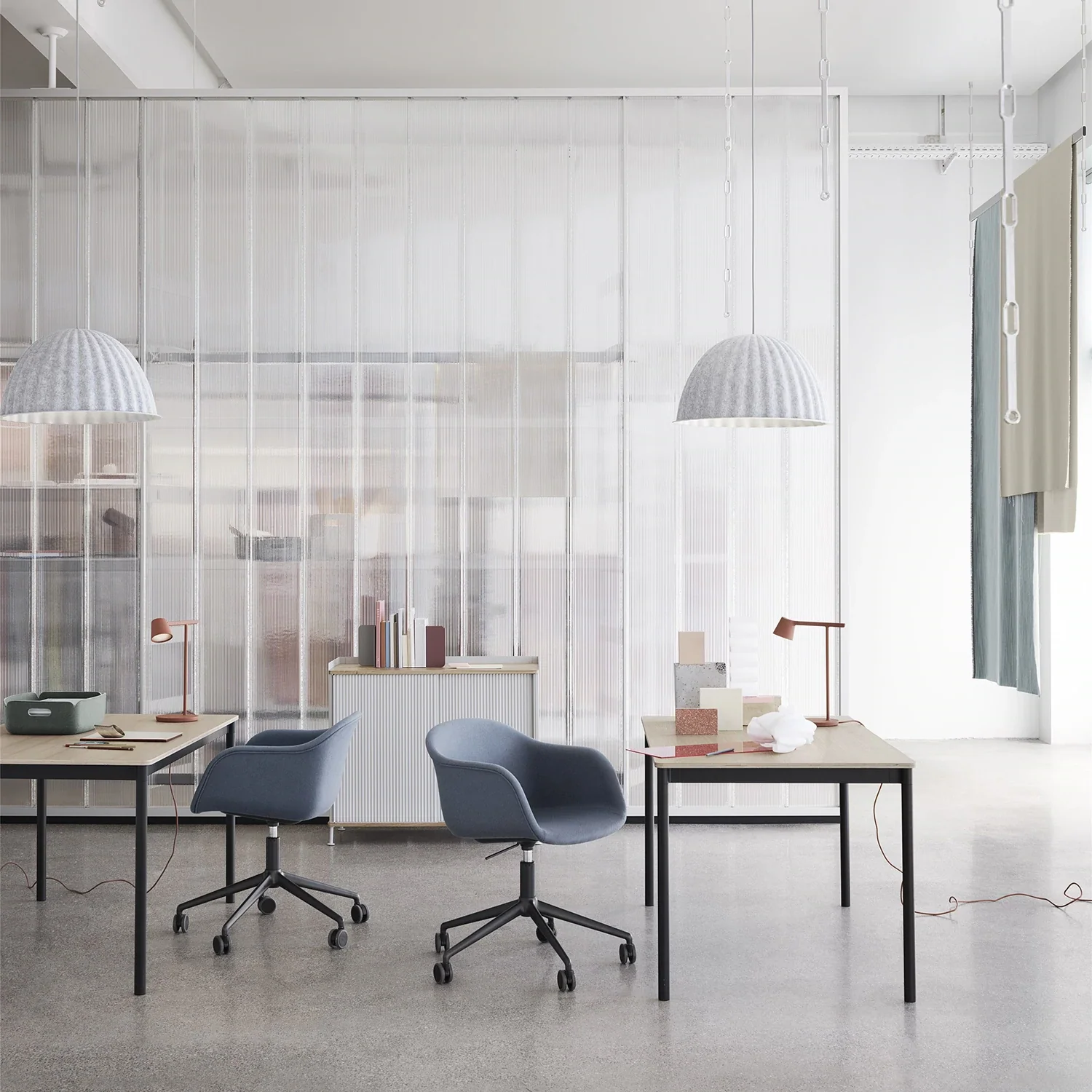 muuto | under the bell pendant | grey 55cm - Image 4