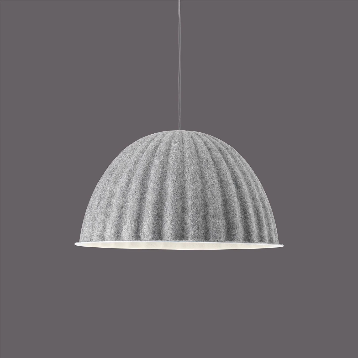 muuto | under the bell pendant | grey 55cm - Image 6