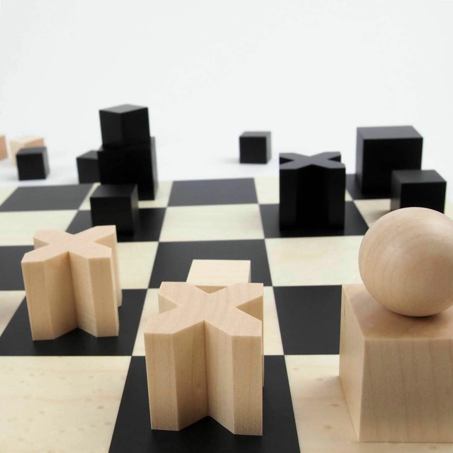 naef | bauhaus chess set + board - Image 2
