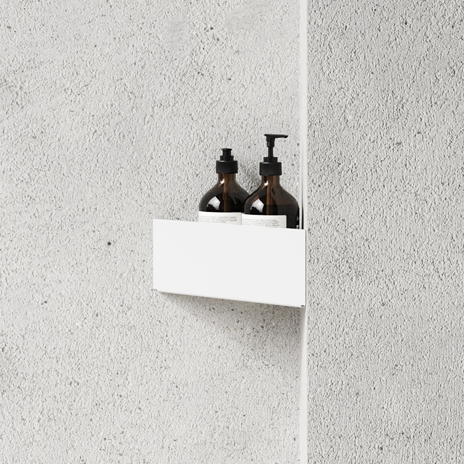 nichba | bath shelf corner | white - LC - Image 2