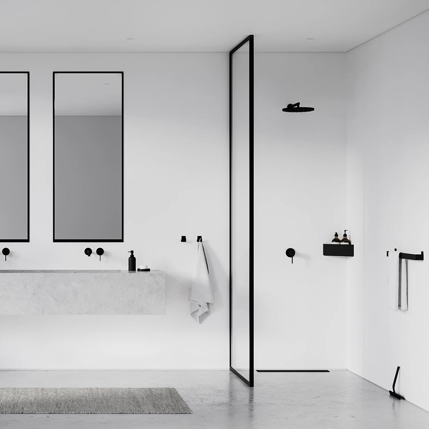 nichba | bath shelf corner | white - LC - Image 4