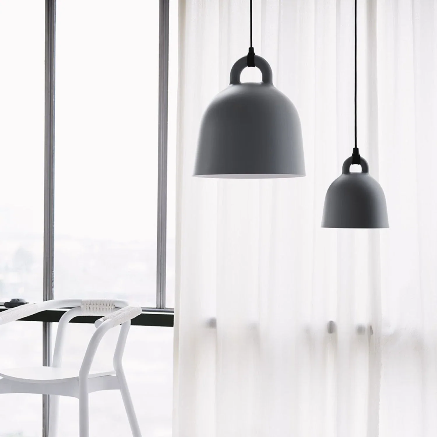 normann copenhagen | bell lamp | medium grey ~ DC - Image 17