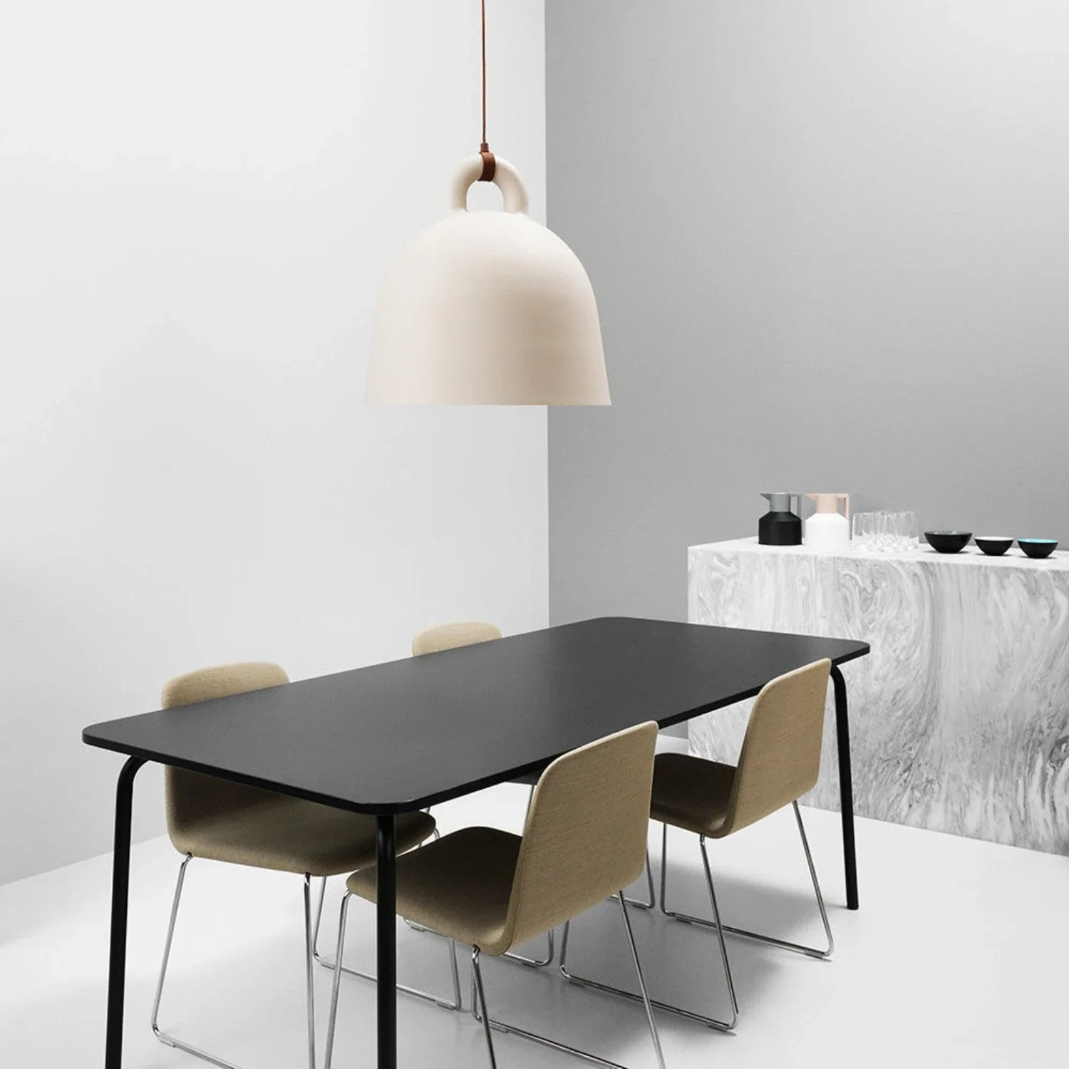 normann copenhagen | bell lamp | medium sand - Image 12