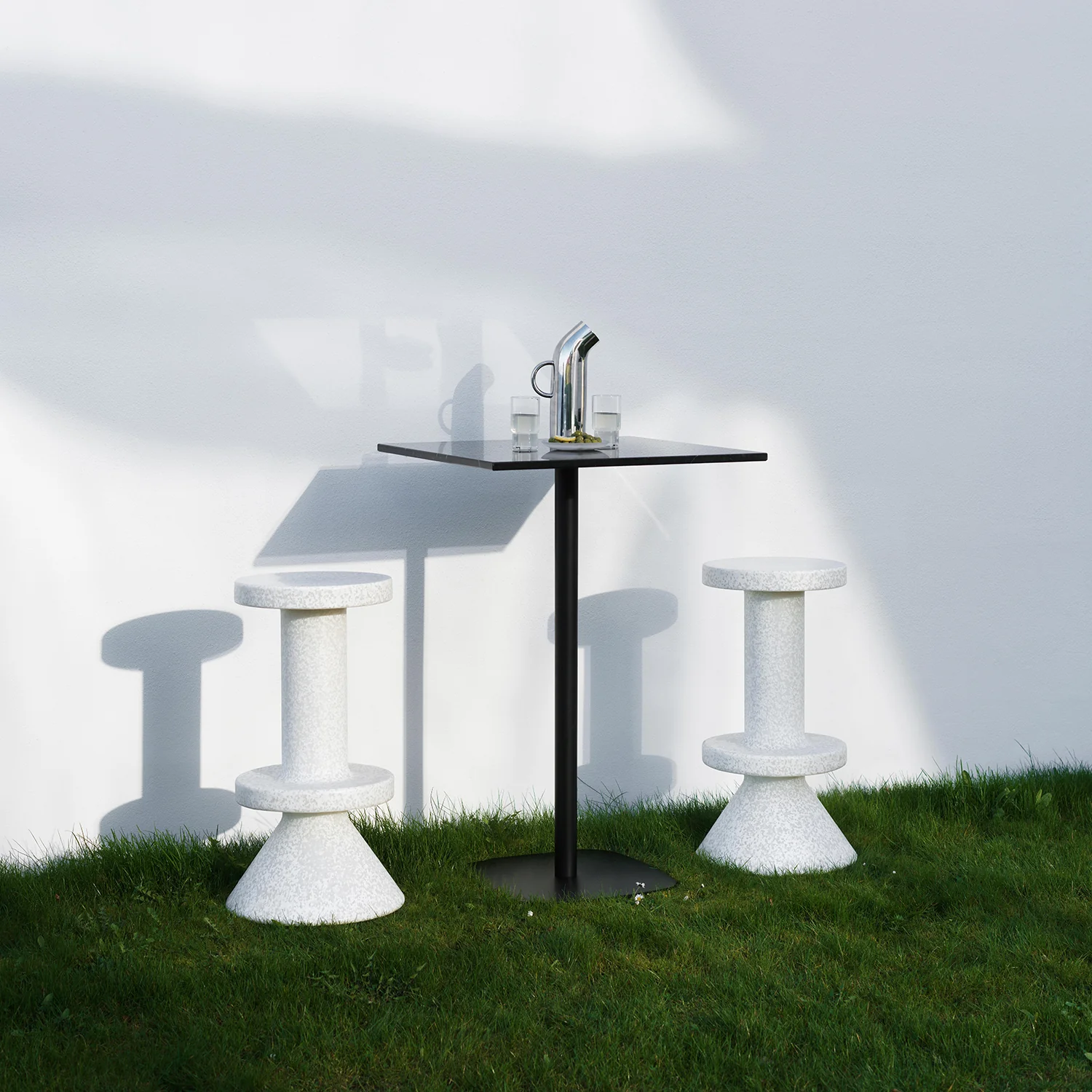 normann copenhagen | bit barstool 75cm | white | white - Image 3