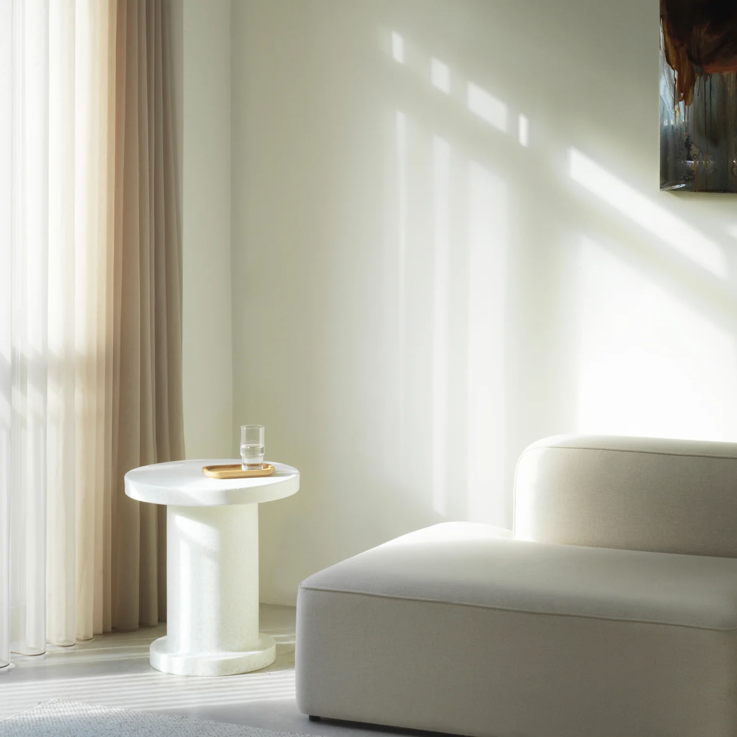 normann copenhagen | bit side table | white | white - Image 4