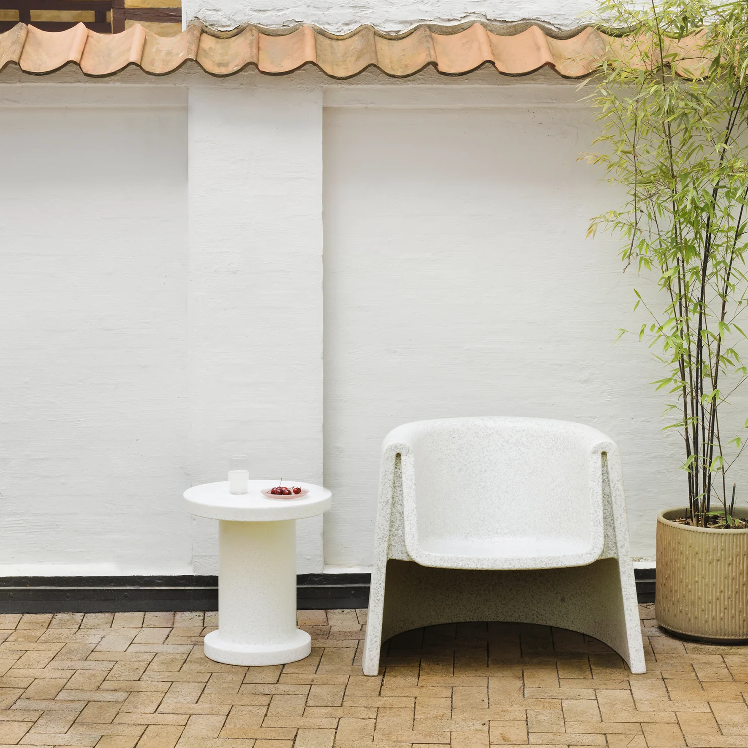 normann copenhagen | bit side table | white | white - Image 5