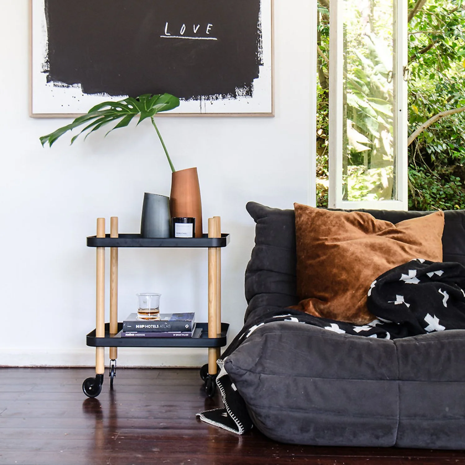normann copenhagen | block table | black - Image 10