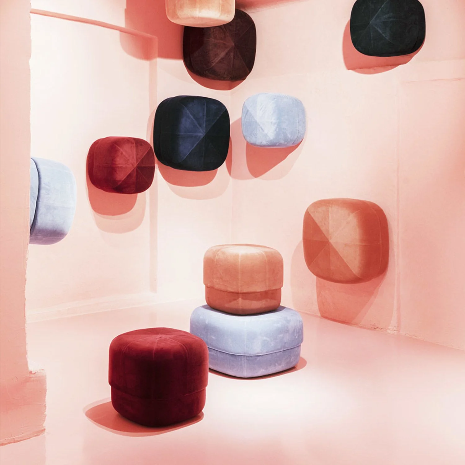 normann copenhagen | circus pouf | blush small - Image 3