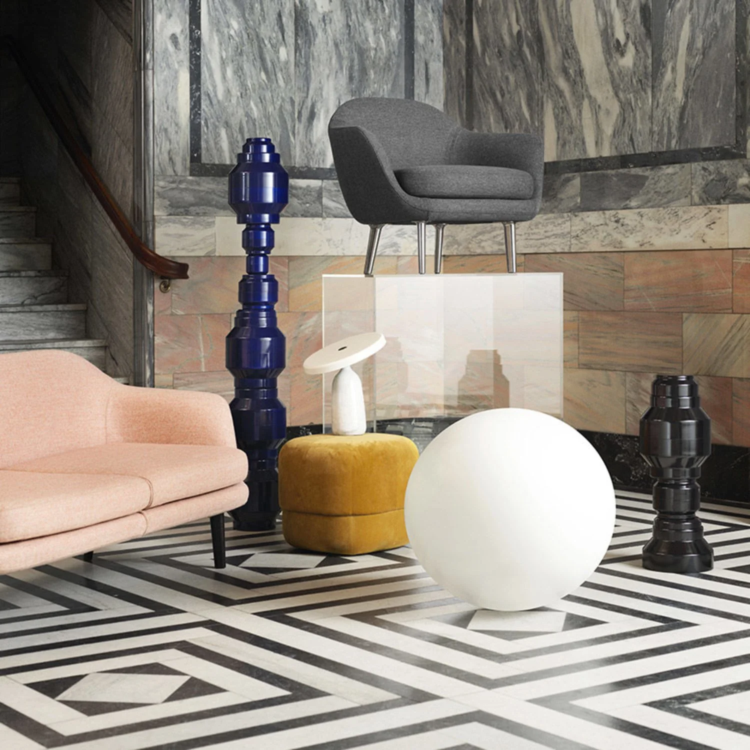 normann copenhagen | circus pouf | yellow small - Image 3