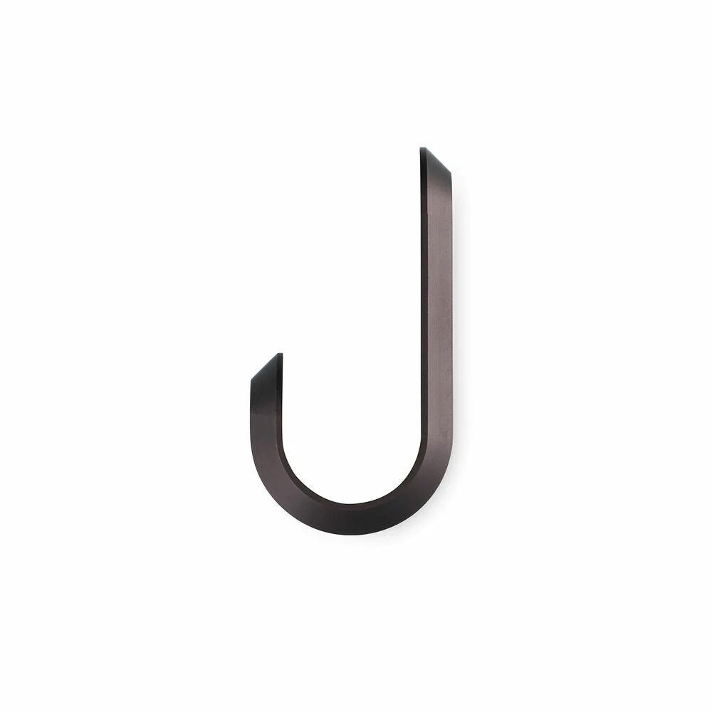 normann copenhagen | curve mini hook set | matte brown - Image 3