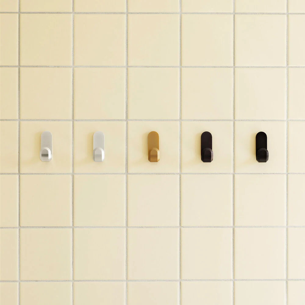 normann copenhagen | curve mini hook set | matte silver - Image 8