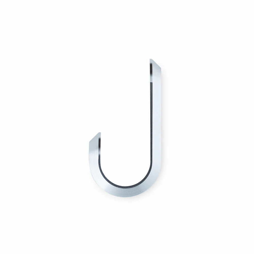 normann copenhagen | curve mini hook set | silver - Image 3