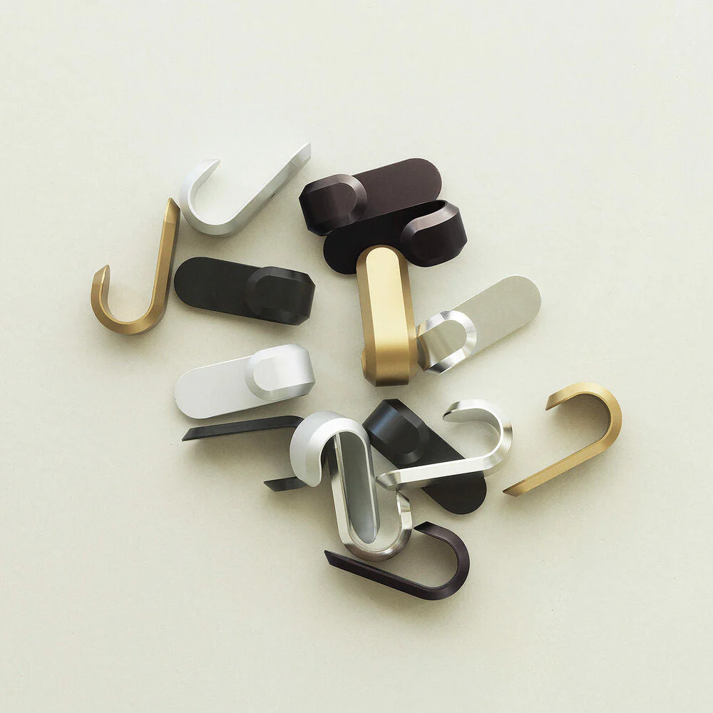 normann copenhagen | curve mini hook set | silver - Image 5