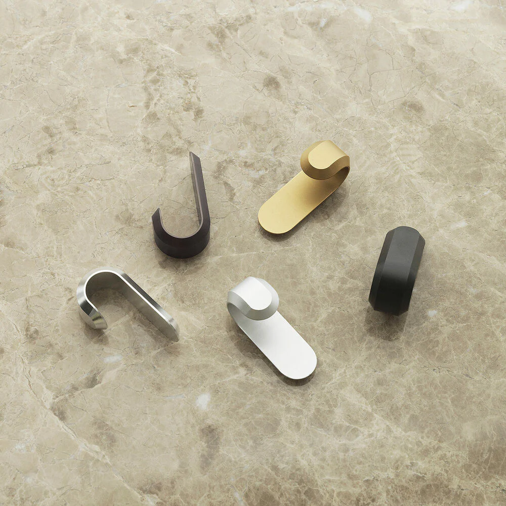 normann copenhagen | curve mini hook set | silver - Image 7