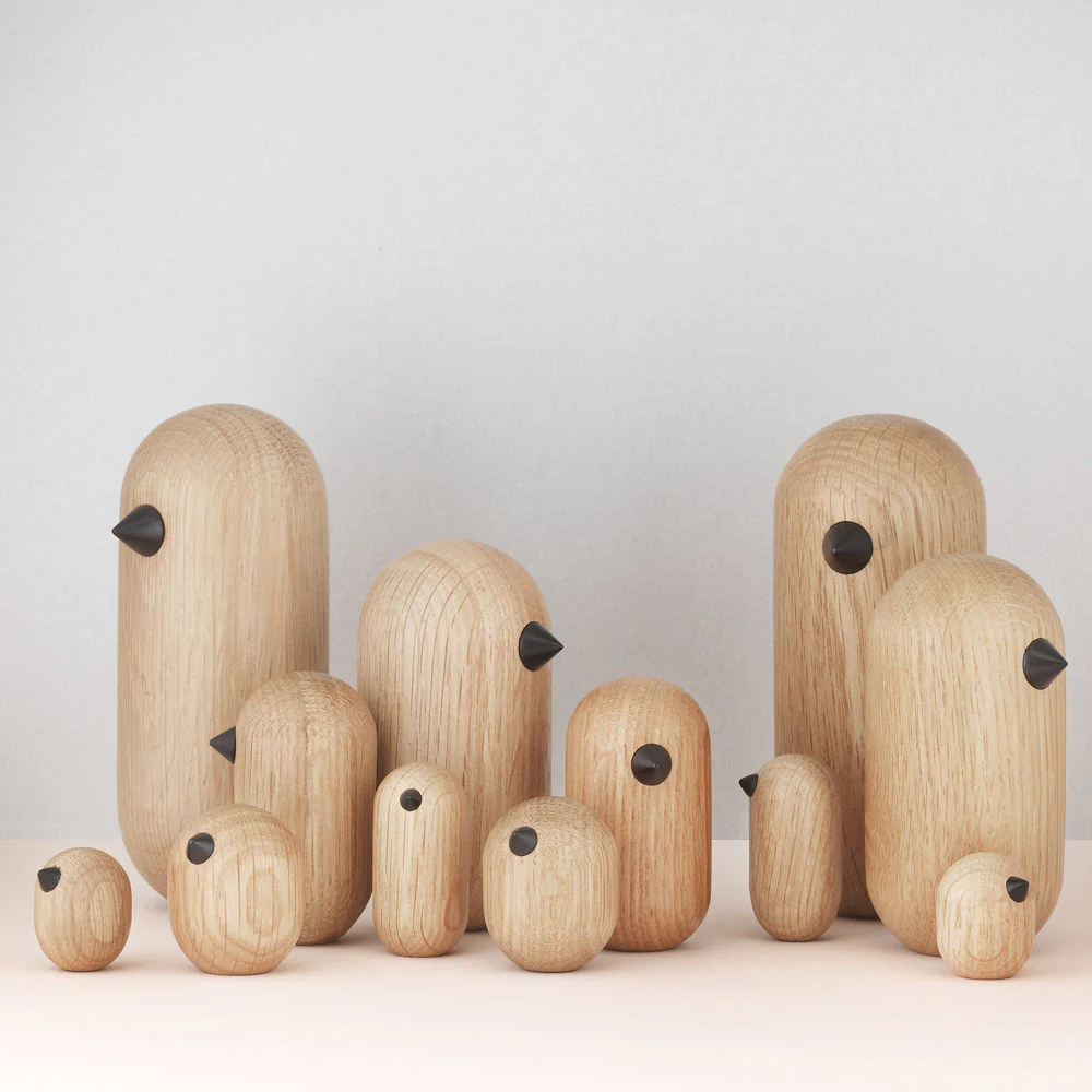 normann copenhagen | little bird | oak 13.5cm - Image 3